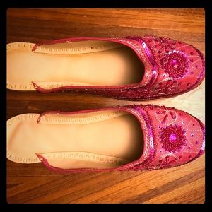 Authentic leather Indian handmade slippers